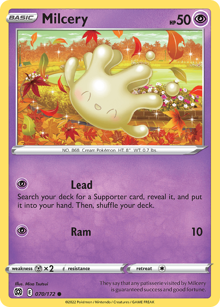 Milcery, kortbilde fra pokemontcg.io