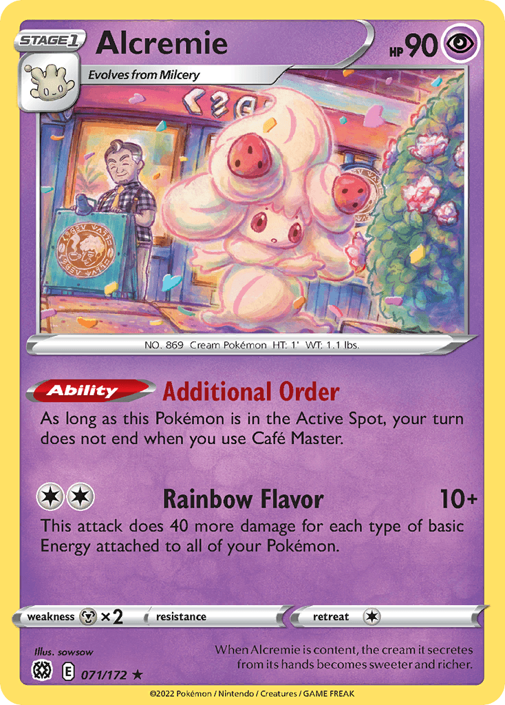 Alcremie, kortbilde fra pokemontcg.io