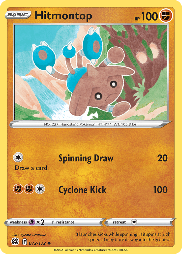 Hitmontop, kortbilde fra pokemontcg.io