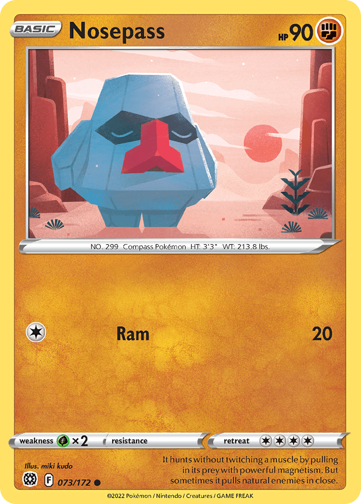 Nosepass, kortbilde fra pokemontcg.io