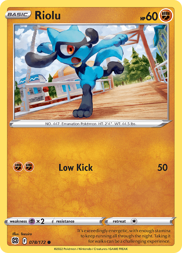 Riolu, kortbilde fra pokemontcg.io