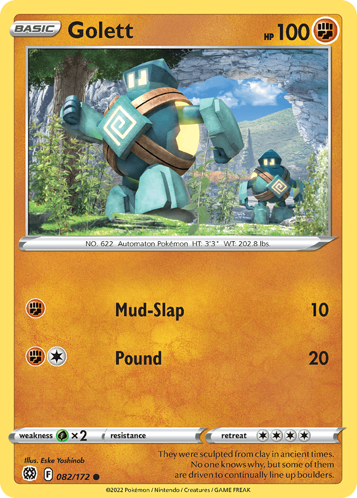 Golett, kortbilde fra pokemontcg.io