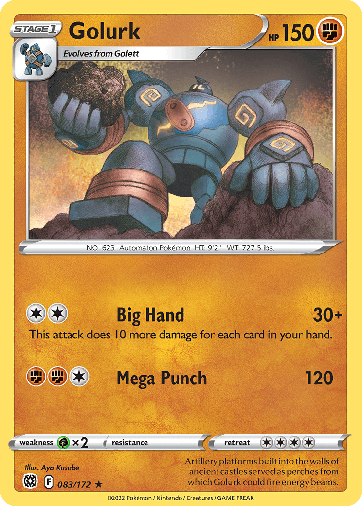 Golurk, kortbilde fra pokemontcg.io