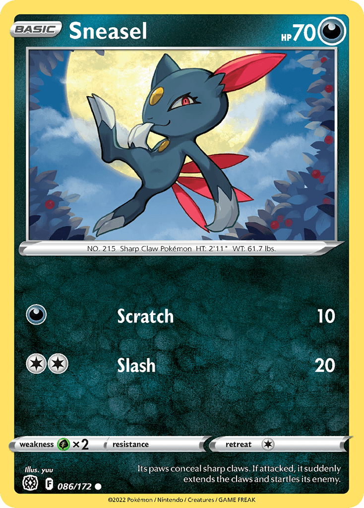 Sneasel, kortbilde fra pokemontcg.io