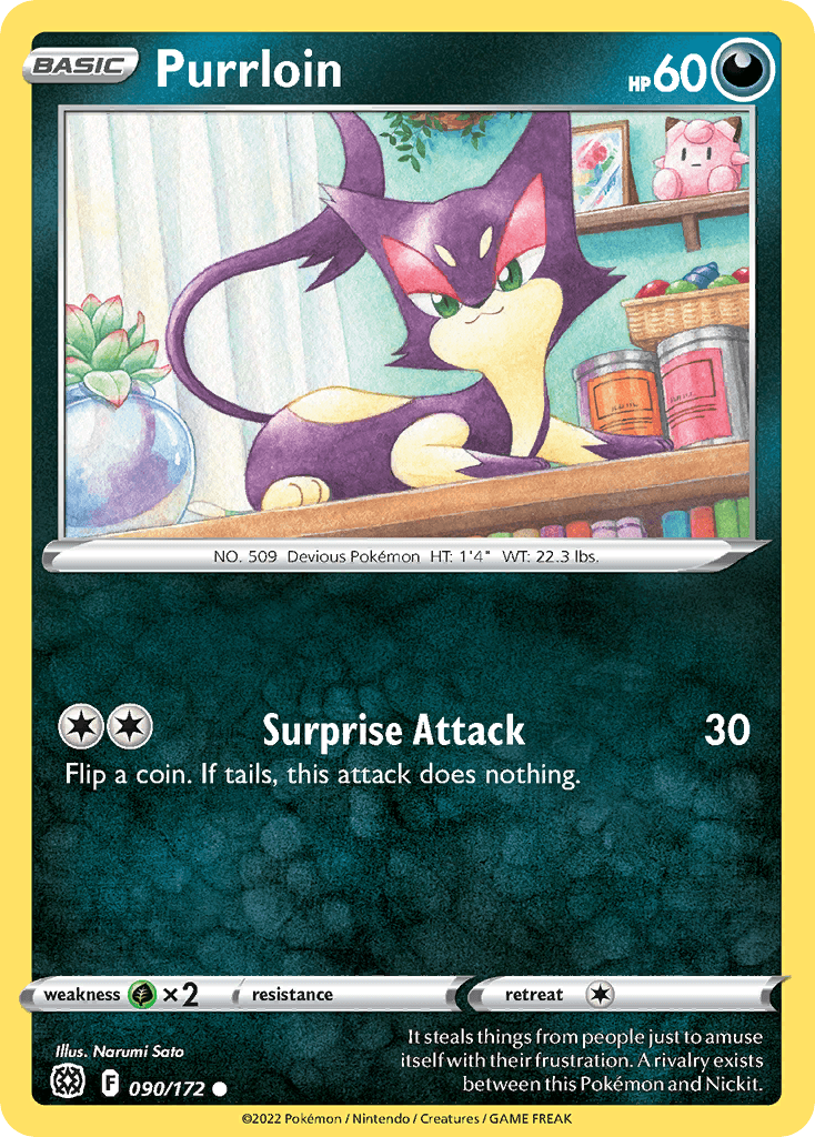 Purrloin, kortbilde fra pokemontcg.io