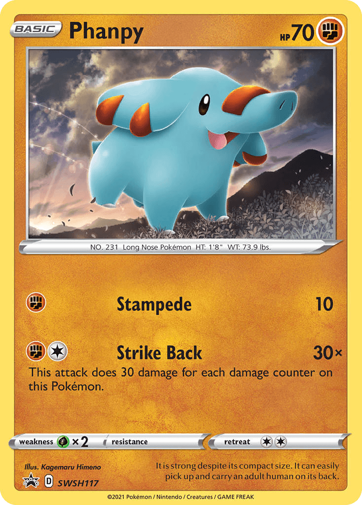 Phanpy, kortbilde fra pokemontcg.io