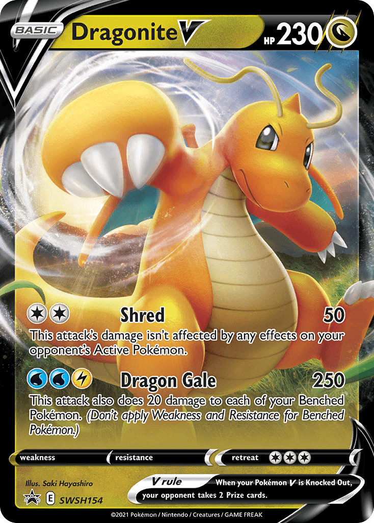 Dragonite V, kortbilde fra pokemontcg.io