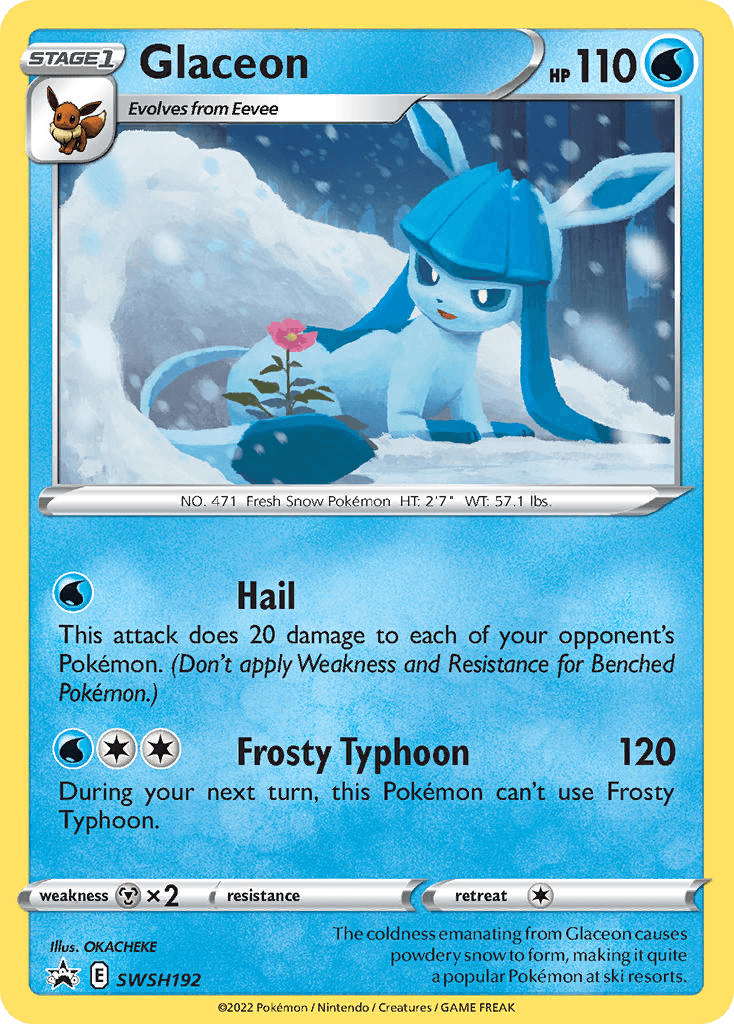 Glaceon, kortbilde fra pokemontcg.io