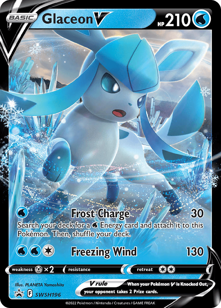 Glaceon V, kortbilde fra pokemontcg.io