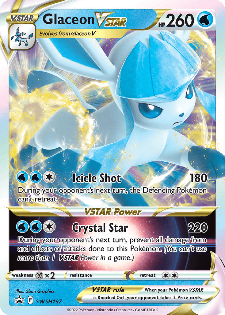 Glaceon VSTAR, kortbilde fra pokemontcg.io