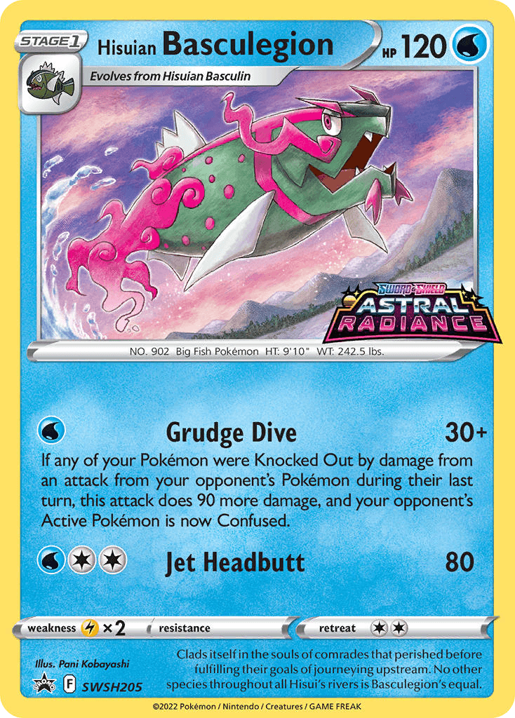 Hisuian Basculegion, kortbilde fra pokemontcg.io