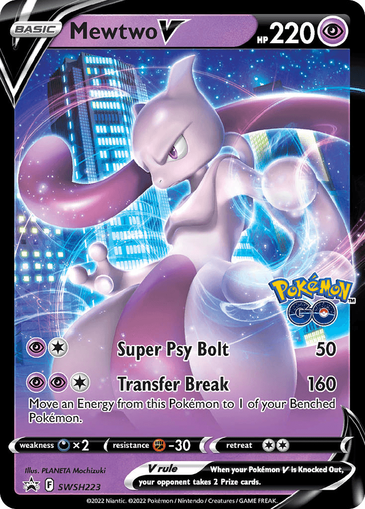 Mewtwo V, kortbilde fra pokemontcg.io