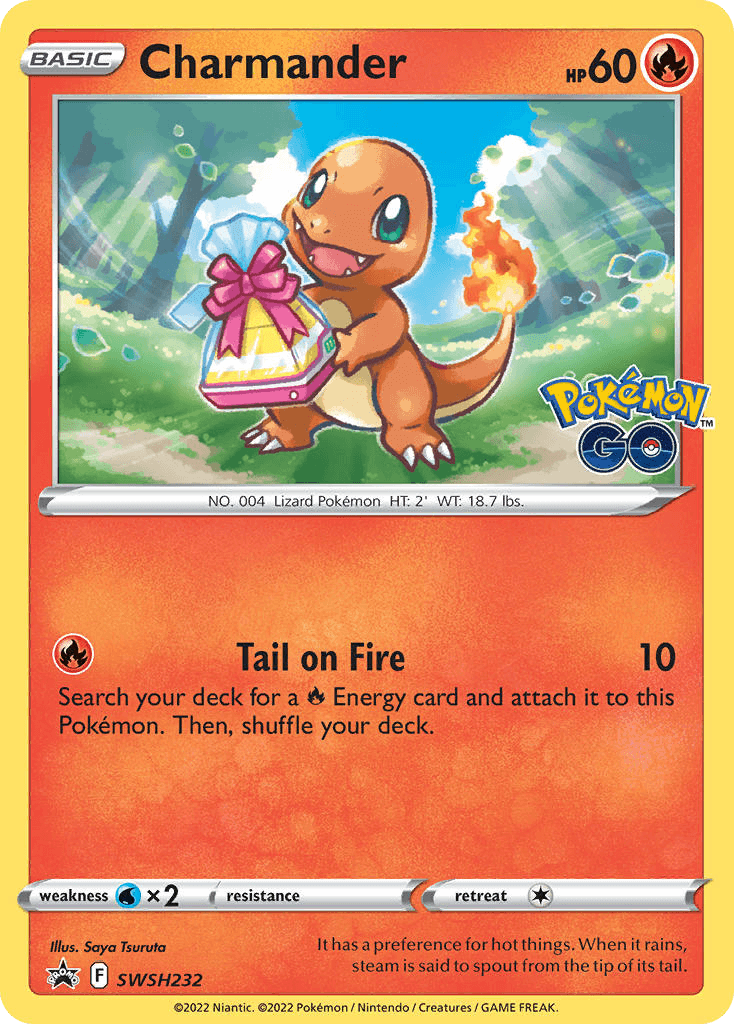 Charmander, kortbilde fra pokemontcg.io