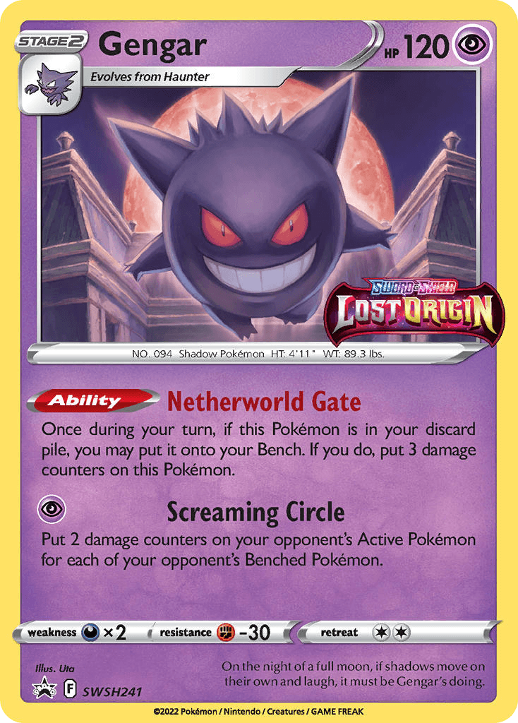 Gengar, kortbilde fra pokemontcg.io
