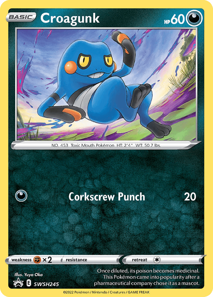 Croagunk, kortbilde fra pokemontcg.io