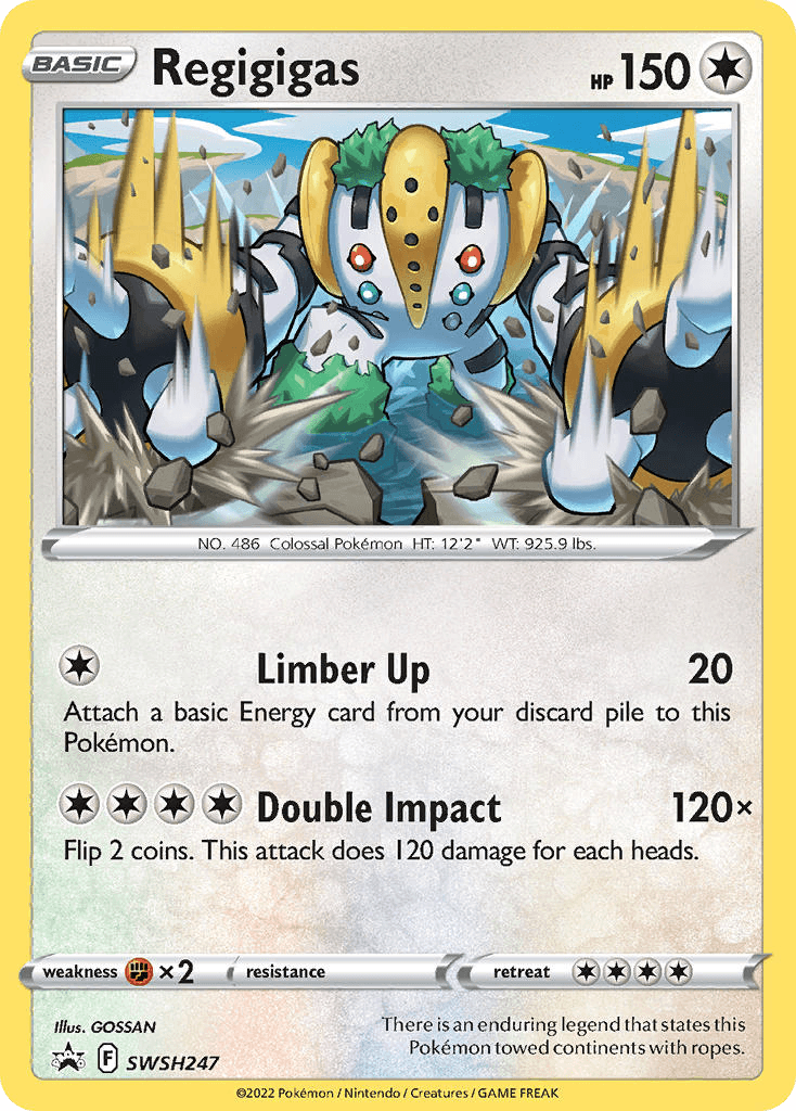 Regigigas, kortbilde fra pokemontcg.io