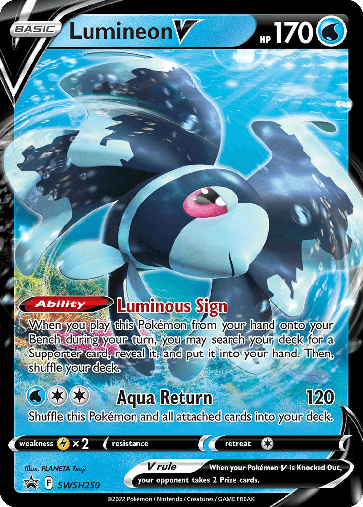 Lumineon V, kortbilde fra pokemontcg.io