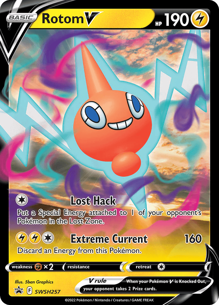 Rotom V, kortbilde fra pokemontcg.io