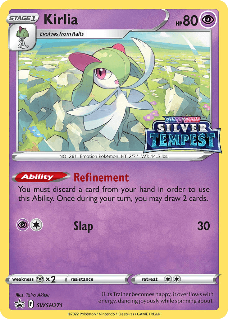 Kirlia, kortbilde fra pokemontcg.io