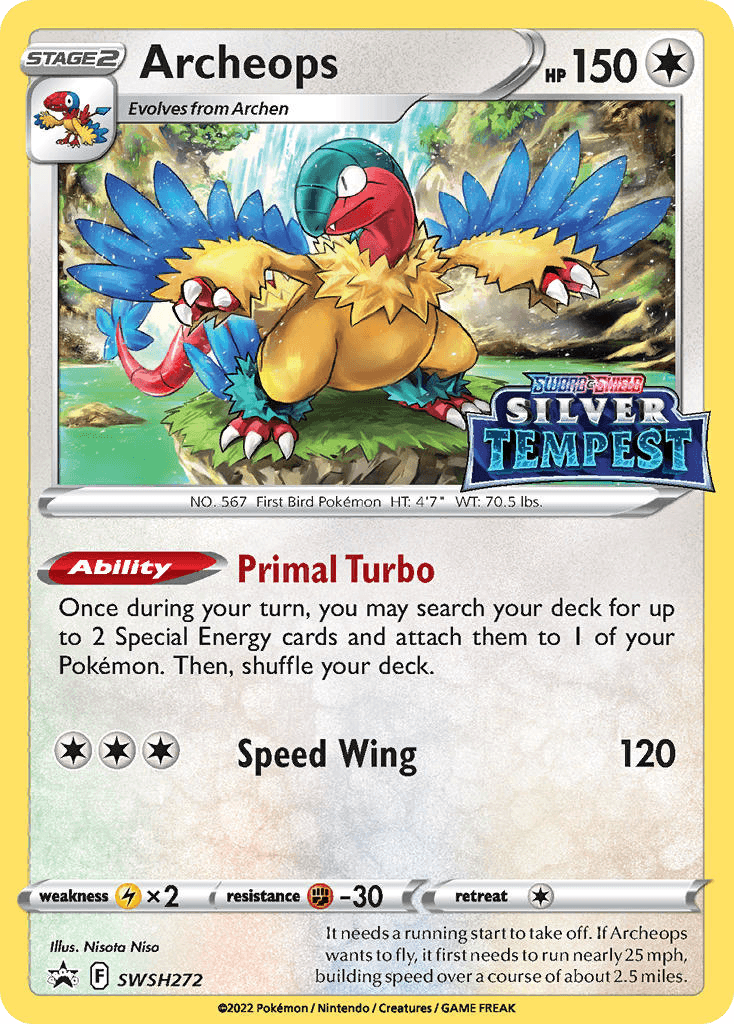 Archeops, kortbilde fra pokemontcg.io