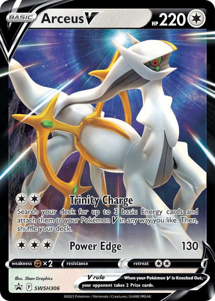 Arceus V, kortbilde fra pokemontcg.io