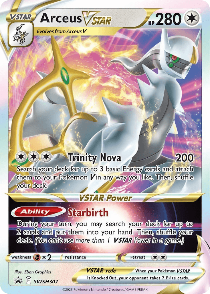 Arceus VSTAR, kortbilde fra pokemontcg.io