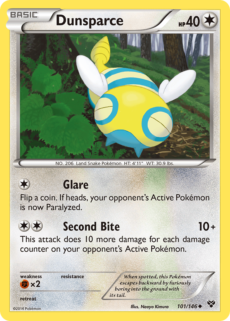 Dunsparce, kortbilde fra pokemontcg.io