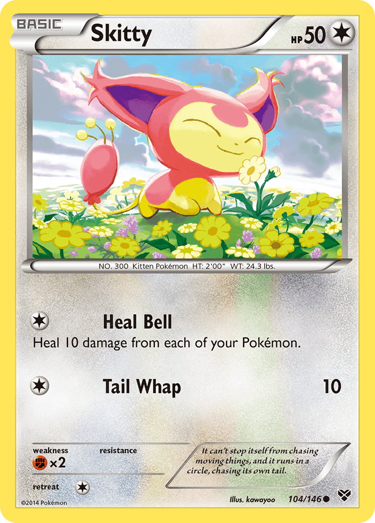 Skitty, kortbilde fra pokemontcg.io