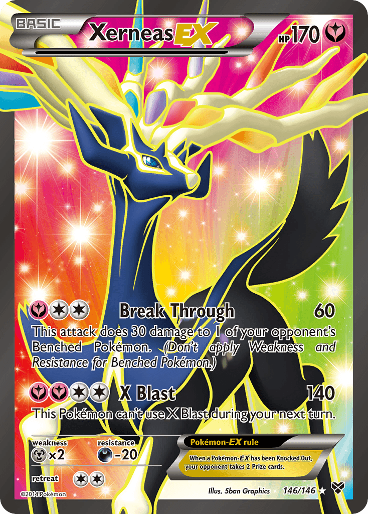 Xerneas-EX, kortbilde fra pokemontcg.io