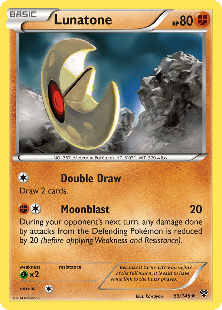 Lunatone, kortbilde fra pokemontcg.io