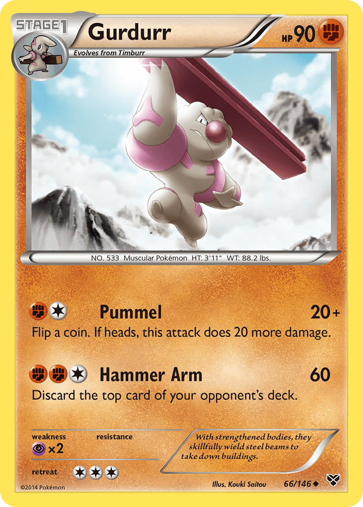 Gurdurr, kortbilde fra pokemontcg.io