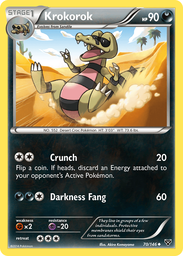 Krokorok, kortbilde fra pokemontcg.io