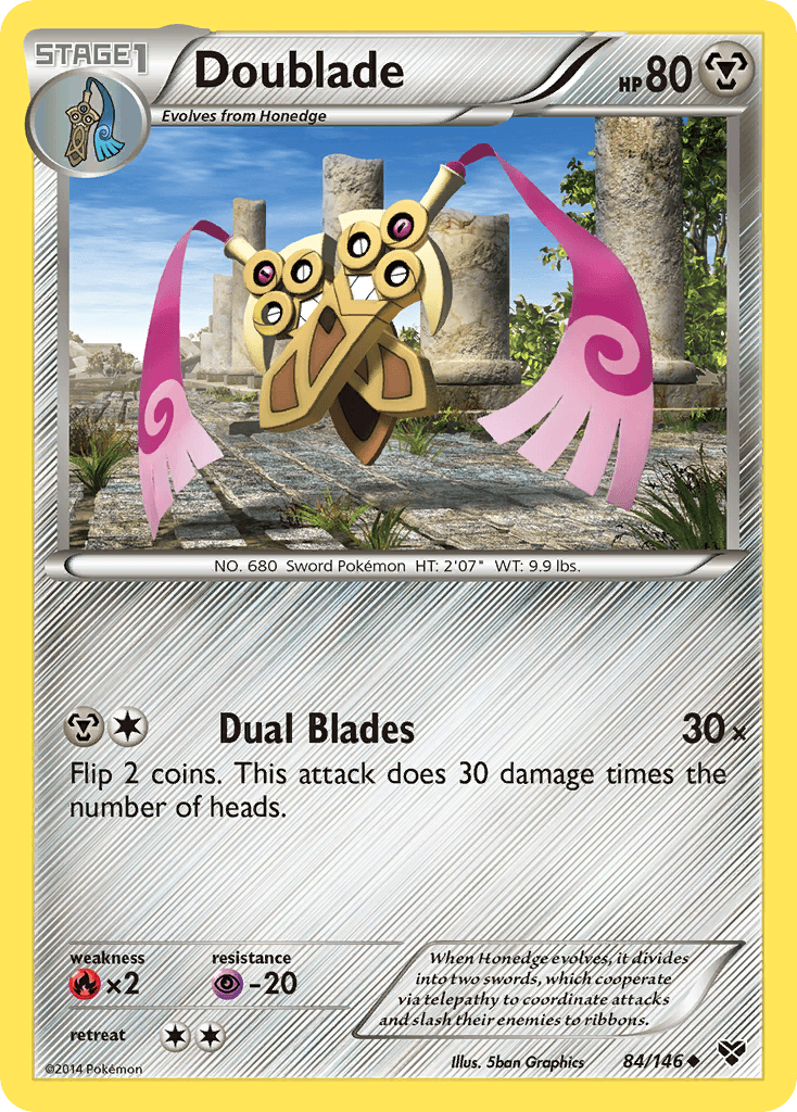 Doublade, kortbilde fra pokemontcg.io