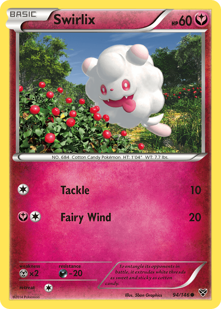 Swirlix, kortbilde fra pokemontcg.io