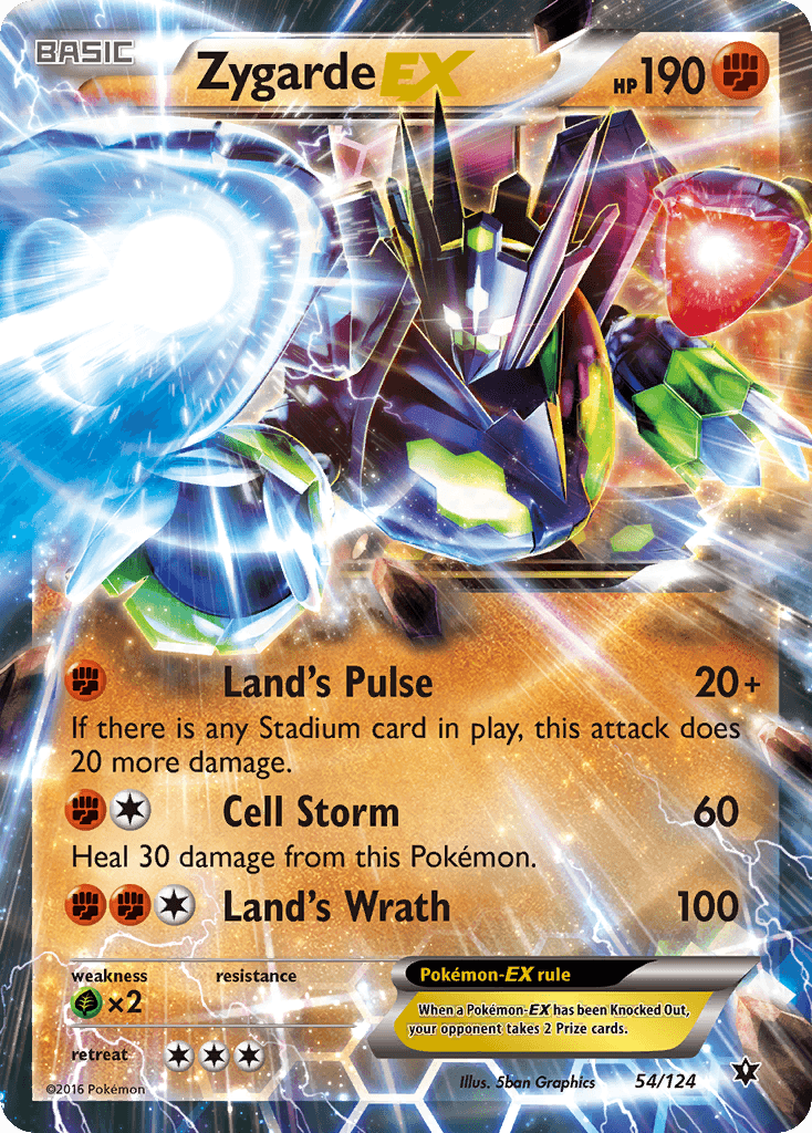 Zygarde-EX, kortbilde fra pokemontcg.io