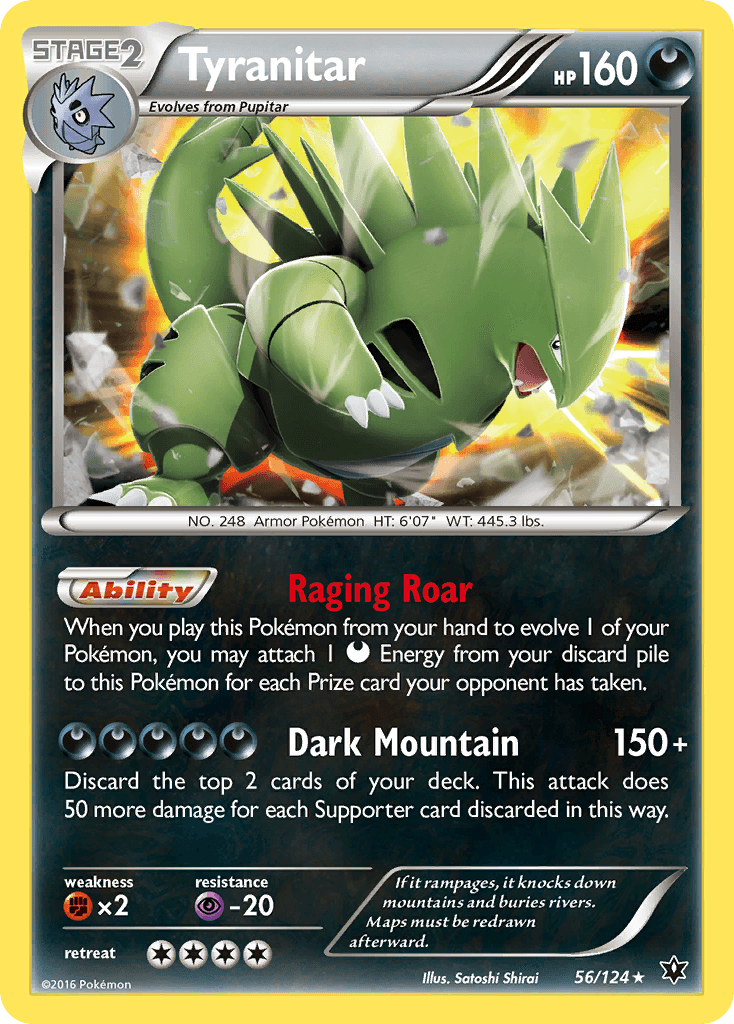Tyranitar, kortbilde fra pokemontcg.io