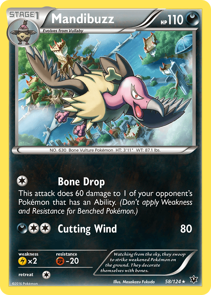 Mandibuzz, kortbilde fra pokemontcg.io