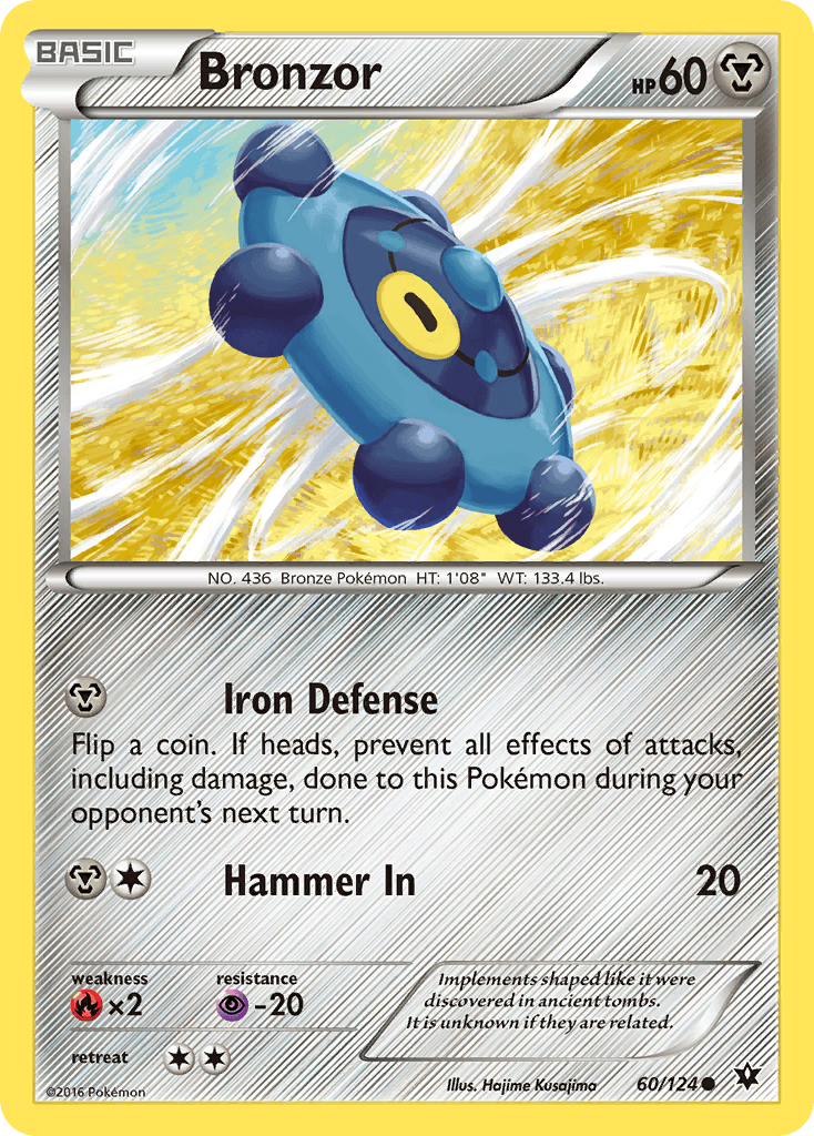Bronzor, kortbilde fra pokemontcg.io