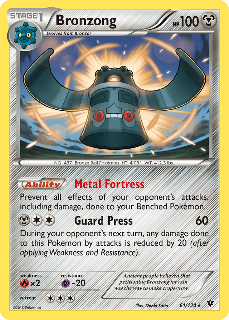 Bronzong, kortbilde fra pokemontcg.io