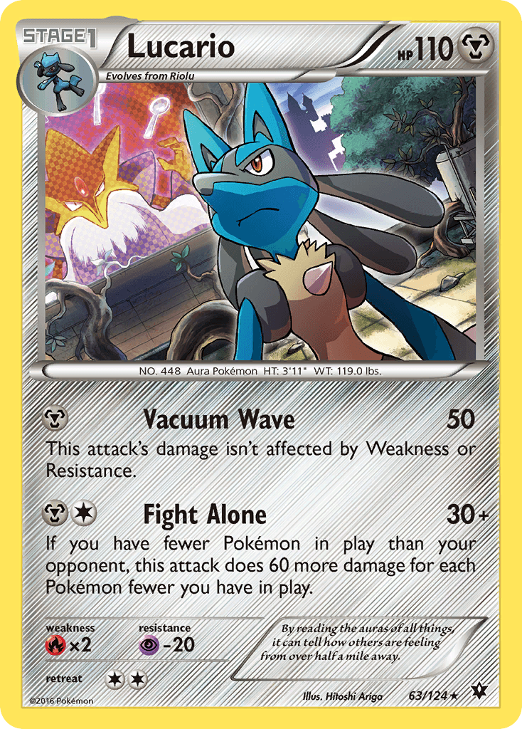 Lucario, kortbilde fra pokemontcg.io