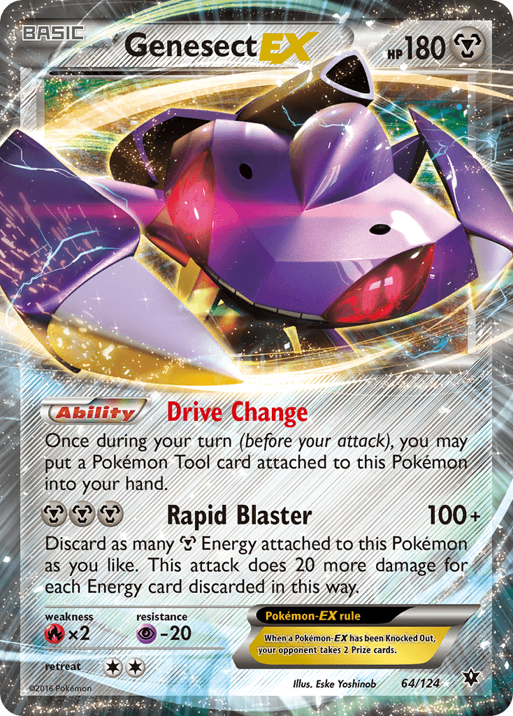 Genesect-EX, kortbilde fra pokemontcg.io