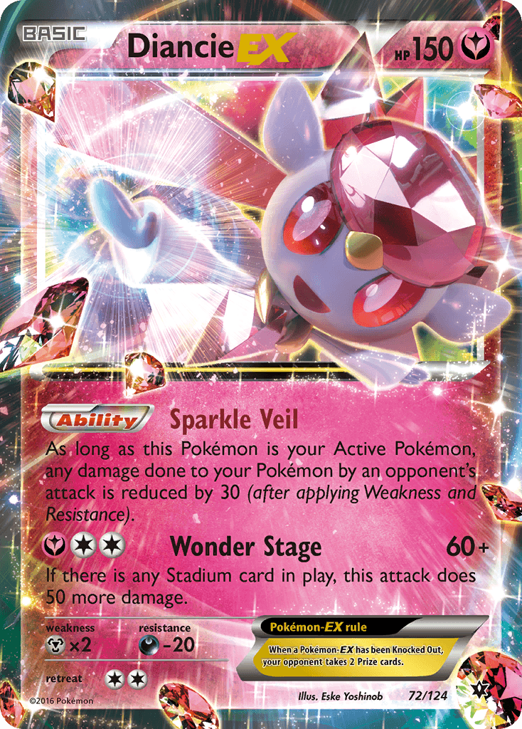 Diancie-EX, kortbilde fra pokemontcg.io