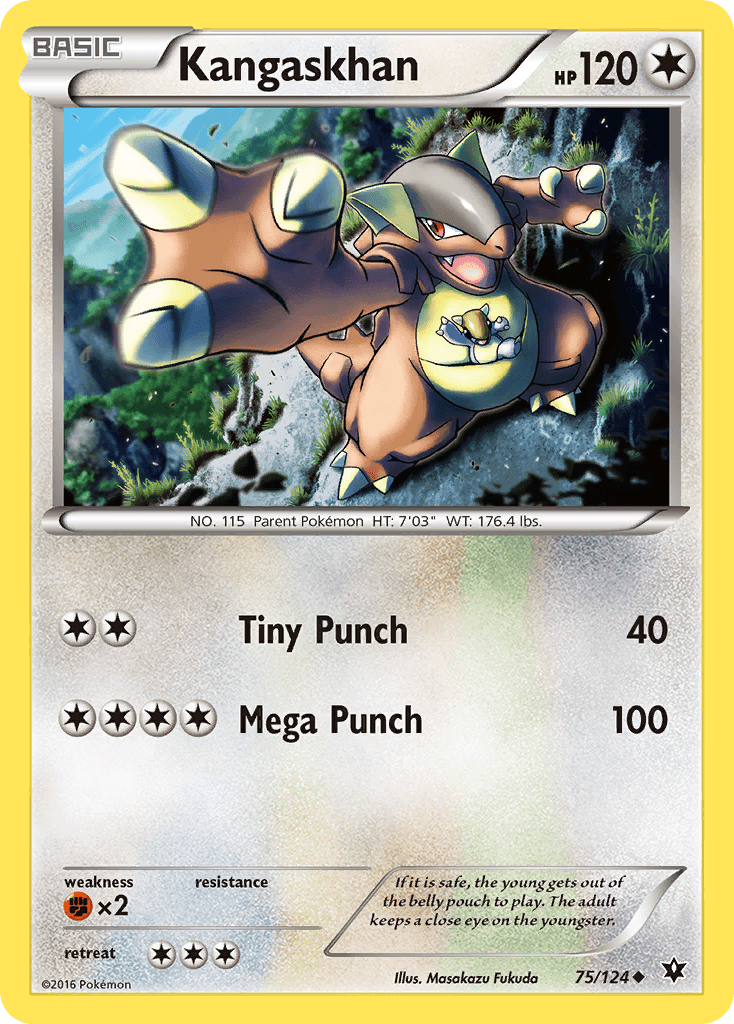 Kangaskhan, kortbilde fra pokemontcg.io