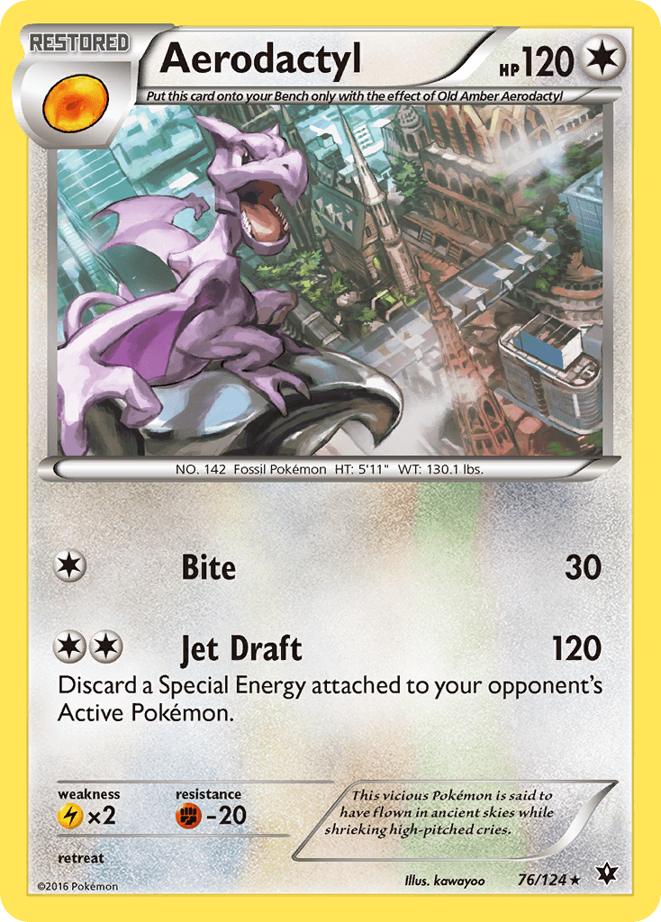 Aerodactyl, kortbilde fra pokemontcg.io