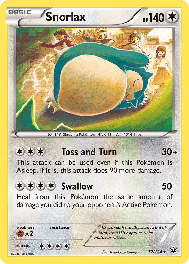 Snorlax, kortbilde fra pokemontcg.io