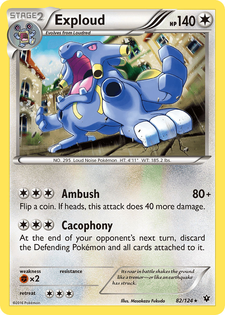 Exploud, kortbilde fra pokemontcg.io
