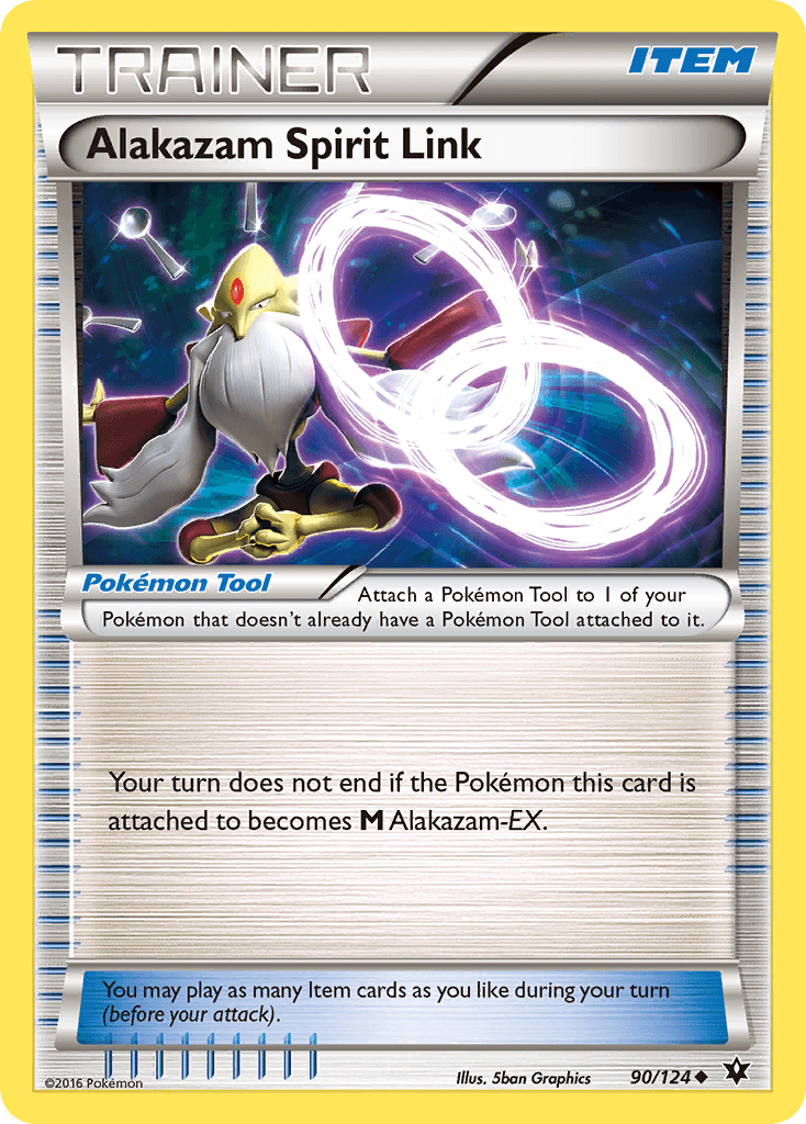 Alakazam Spirit Link, kortbilde fra pokemontcg.io
