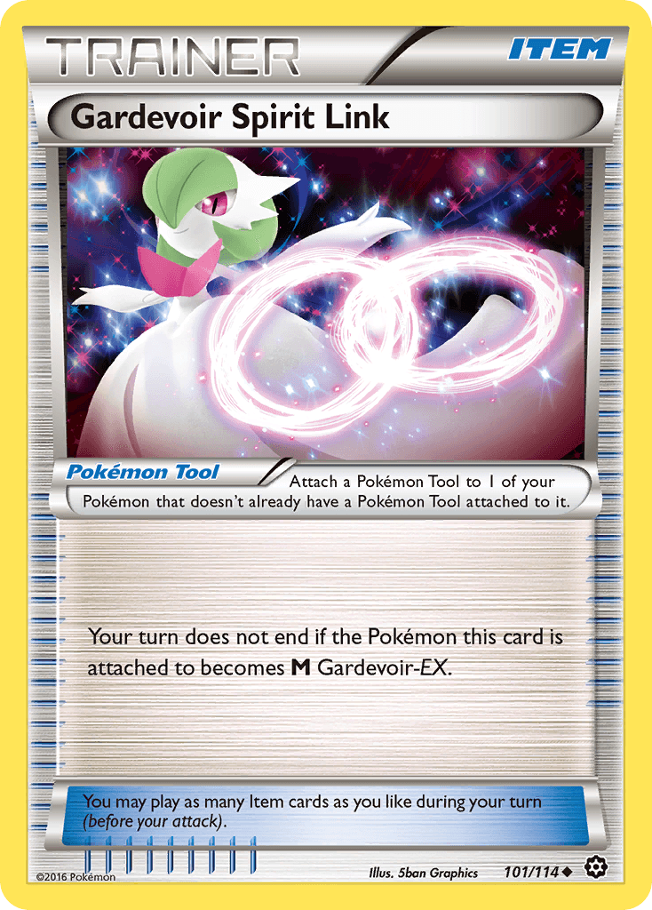 Gardevoir Spirit Link, kortbilde fra pokemontcg.io