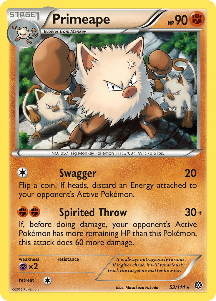 Primeape, kortbilde fra pokemontcg.io