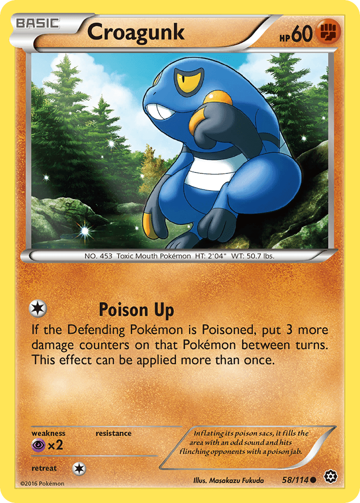 Croagunk, kortbilde fra pokemontcg.io
